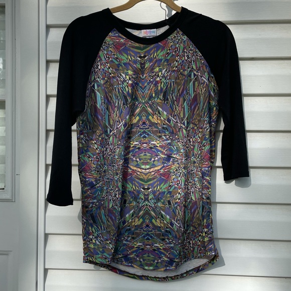 Colorful Baseball T / LulaRoe Randy - Picture 2 of 2